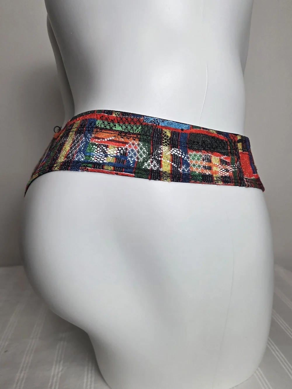 Cosabella Multicolor Geometric Briefs - Orange, Blue, Red